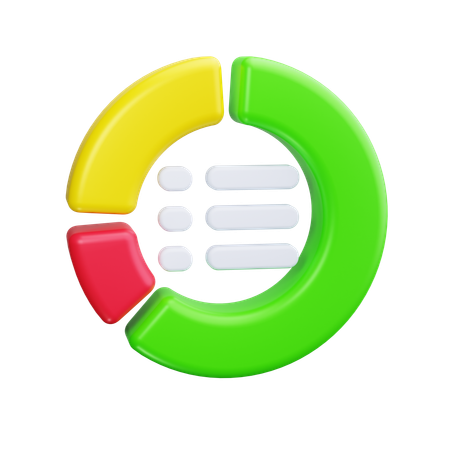 Business pie chart  3D Icon