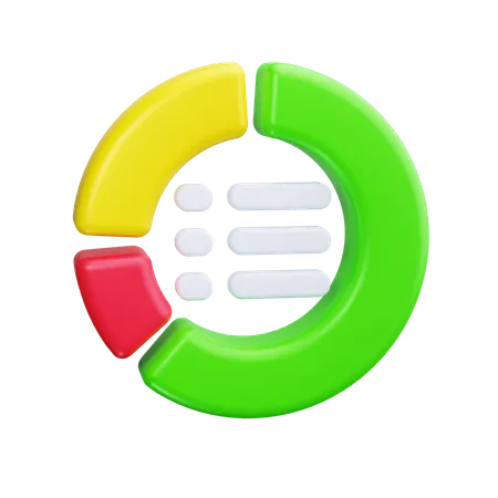 Business pie chart  3D Icon