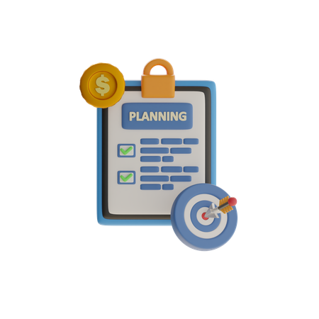 Business Plan  3D Icon