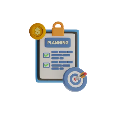 Business Plan  3D Icon