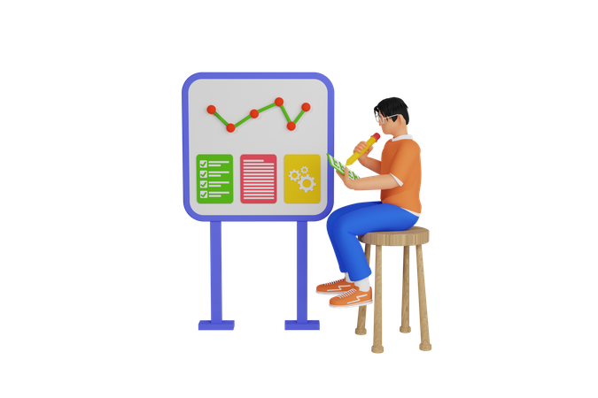 Business Planning  3D Icon