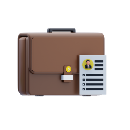 Business Portfolio  3D Icon