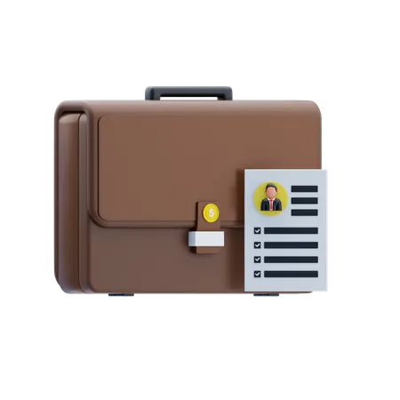 Business Portfolio  3D Icon