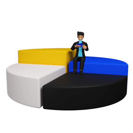 Geschäfts Präsentation  3D Illustration