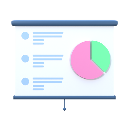 Geschäfts Präsentation  3D Illustration