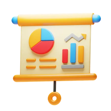 BUSINESS PRESENTATION  3D Icon