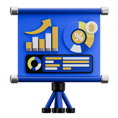 Business Presentation  3D Icon