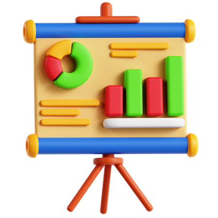 Business Presentation  3D Icon