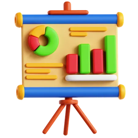 Business Presentation  3D Icon