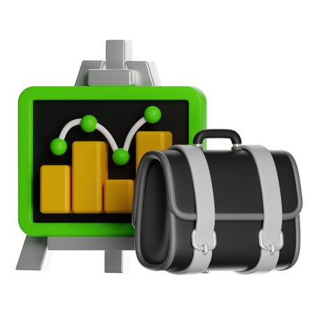 Business Presentation  3D Icon