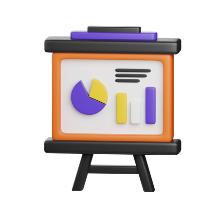 Business Presentation  3D Icon