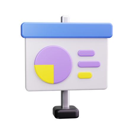 Business presentation  3D Icon