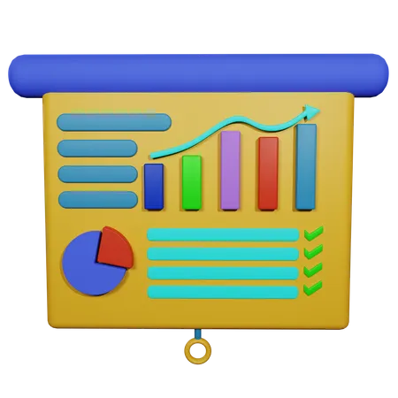 Business Presentation  3D Icon