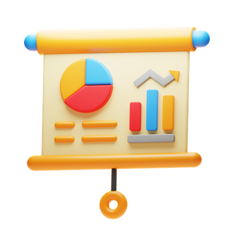 BUSINESS PRESENTATION  3D Icon