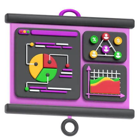 Business Presentation  3D Icon