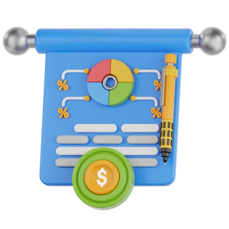 Business Presentation  3D Icon