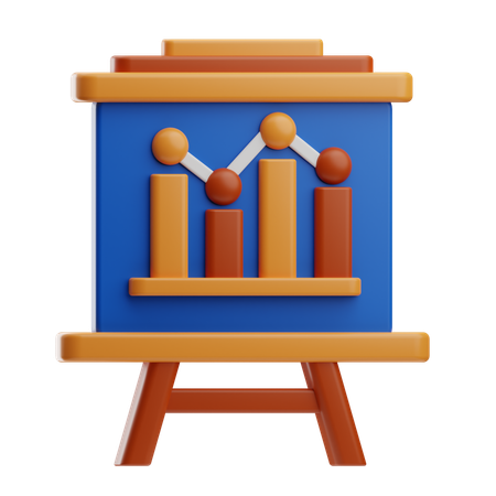 Business Presentation  3D Icon