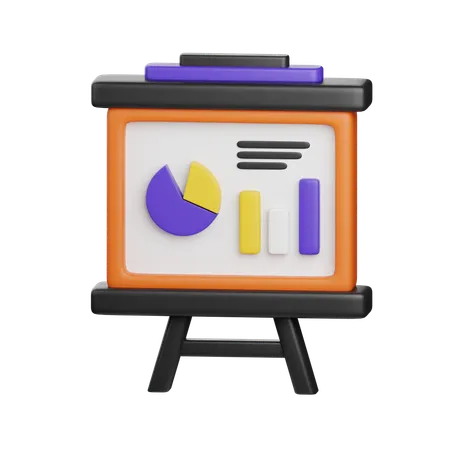 Business Presentation  3D Icon