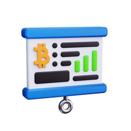 Business presentation  3D Icon