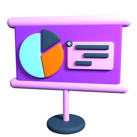 Business Presentation  3D Icon