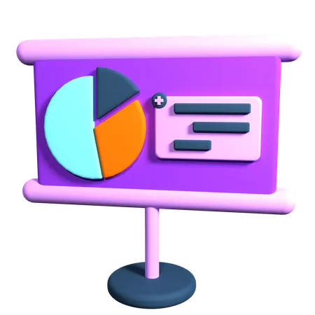 Business Presentation  3D Icon