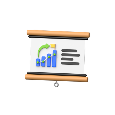 Business Presentation  3D Icon