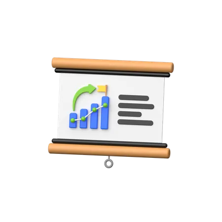 Business Presentation  3D Icon