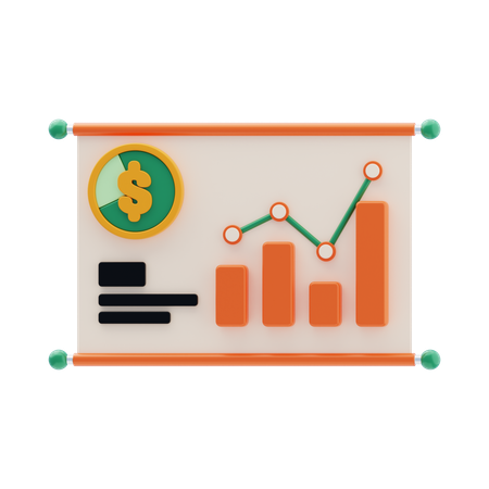 Business Presentation  3D Icon