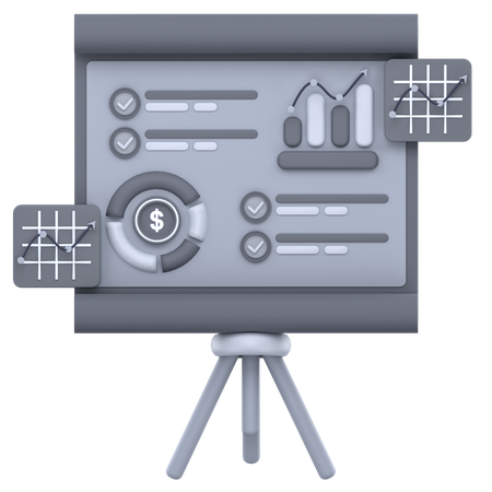 Business Presentation  3D Icon