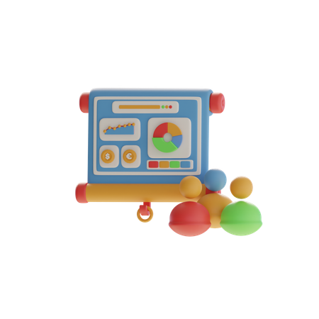 Business Presentation  3D Icon