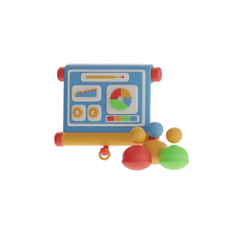 Business Presentation  3D Icon