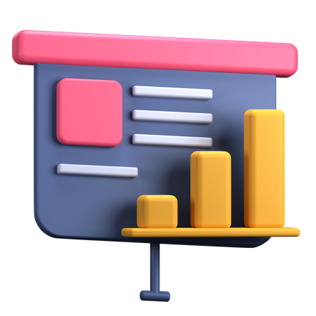 Business Presentation  3D Icon