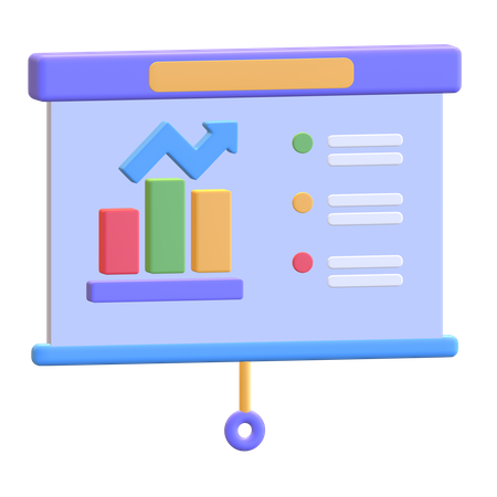 Business Presentation  3D Icon