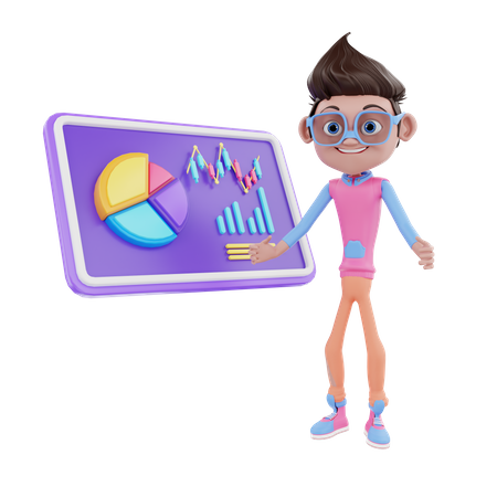 Business Presentation  3D Icon