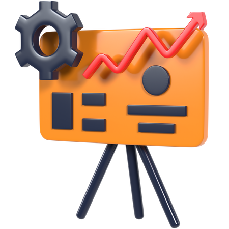Business Presentation  3D Icon