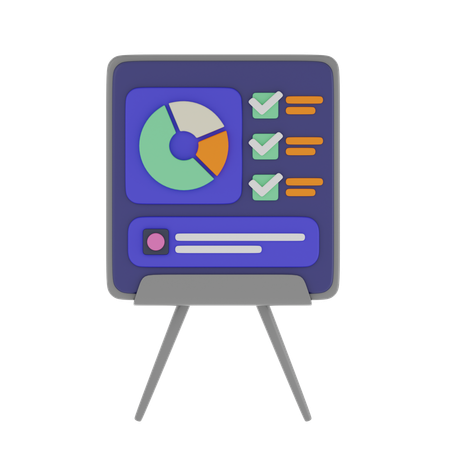 Business Presentation  3D Icon