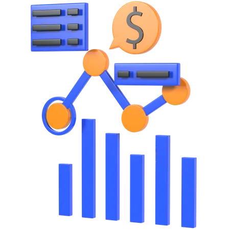 Business Presentation  3D Illustration