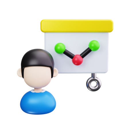 Business presenter  3D Icon