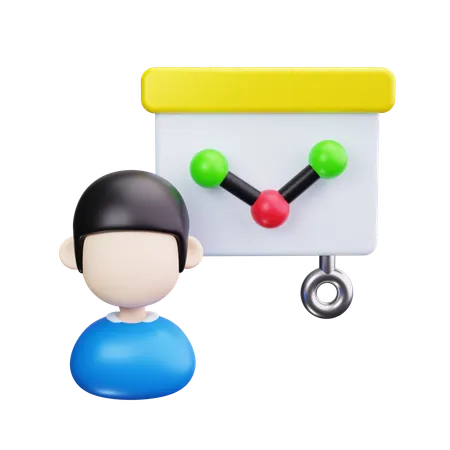 Business presenter  3D Icon