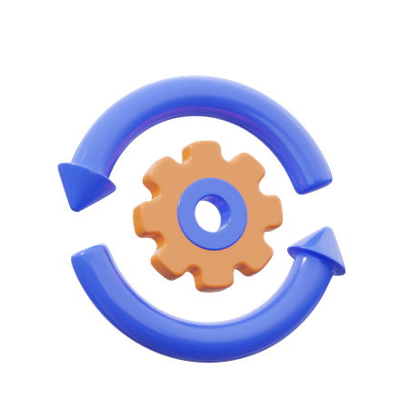 Business Process  3D Icon