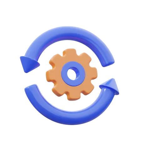 Business Process  3D Icon