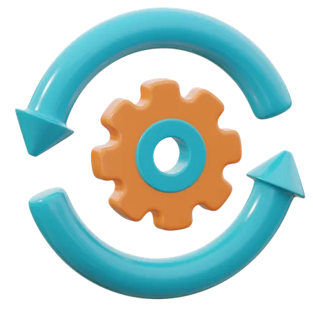 Business Process  3D Icon