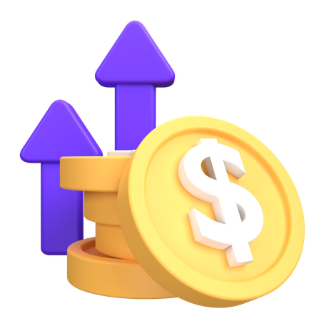 Business Profit 2  3D Icon