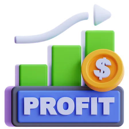 Business Profit  3D Icon