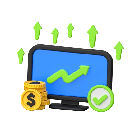 Business Profit  3D Icon