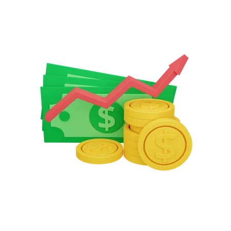 Business Profit  3D Illustration