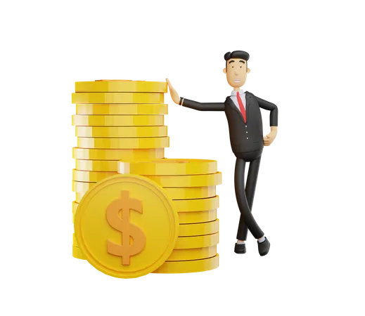 Business Profit  3D Illustration