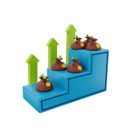 Business Profit  3D Illustration