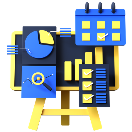 Business Progress  3D Icon