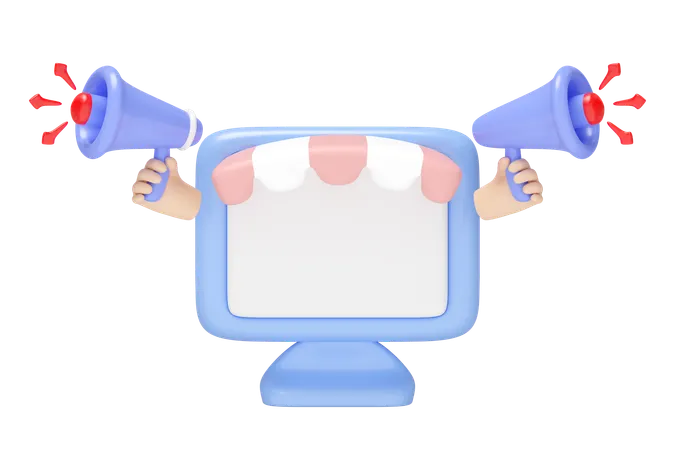 Business Promotion  3D Icon